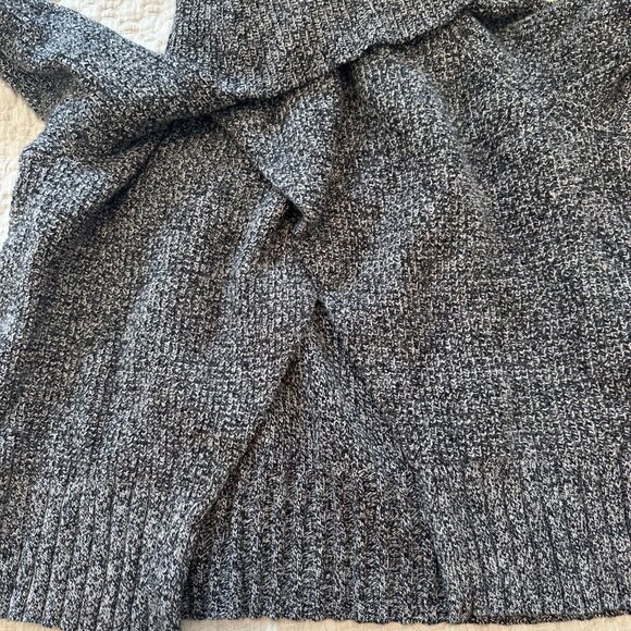 Eastbrook Wool-Blend Turtleneck Open Back Ribbed Sweater, Size S - Picture 6 of 7